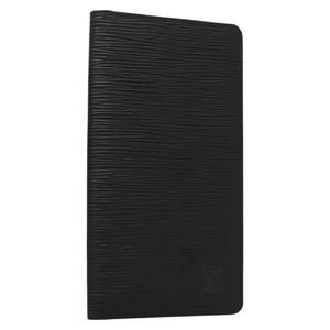 LOUIS VUITTON Epi Porte Cartes Credit Long Wallet Black M63212 LV Auth 129580